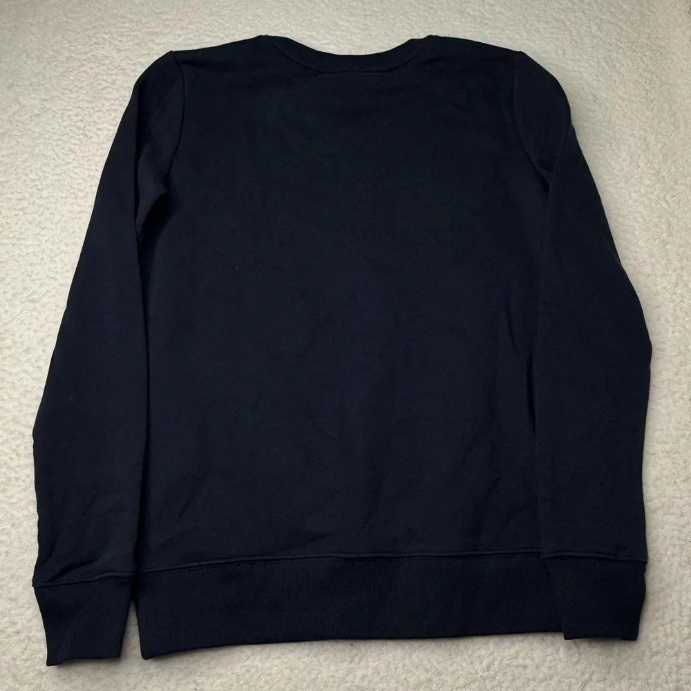 Tommy Hilfiger Women's Navy Blue Fleeced Pullover Crewneck Sz XXS Lounge NWT